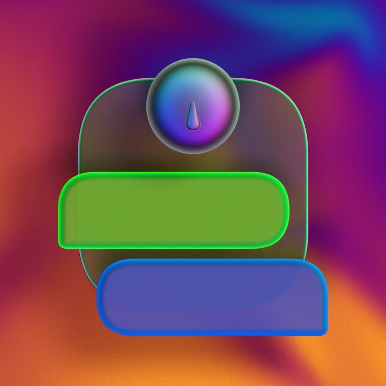 3D cubes illustration